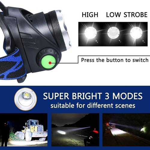 Led stirklampe mit zomun - t6,