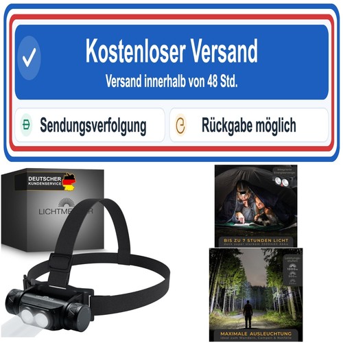 Lichtmeister stirnlampe led - lichtmeister,