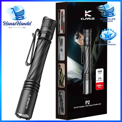 Stiftlampe 1000 lumen - stiftlampe, 270m