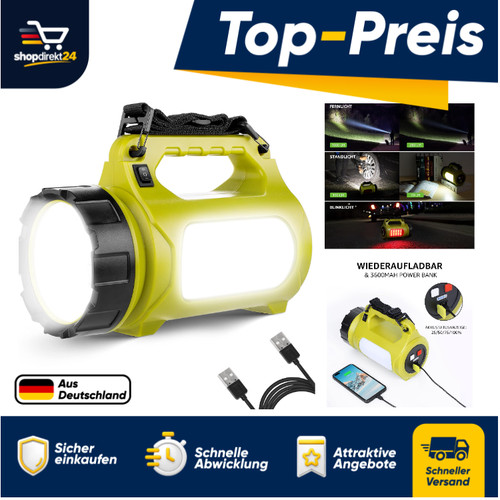 Led handlampe rechargeable - le,