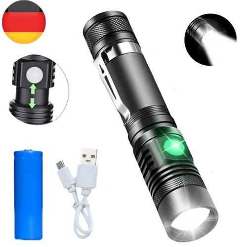 Taschenlampe led aufladbar usb - taschenlampe,